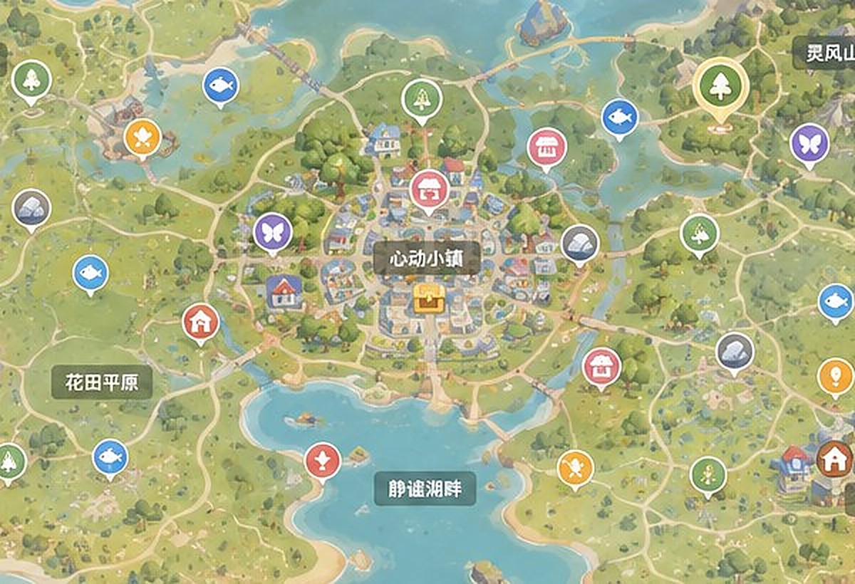 Carte des ressources